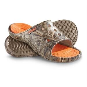 Men’s Size 40 (Sz 8/9) Guide Gear Camouflage Slides Rubber Slides Sandals